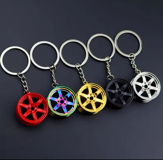 Race Wheels Keychain